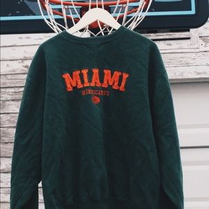 Vintage Miami Hurricane sweater